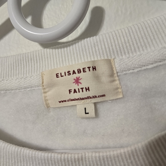 NWOT Elisabeth + Faith Elf Clausometer Christmas Crew Neck Womens Sweatshirt - Picture 4 of 5